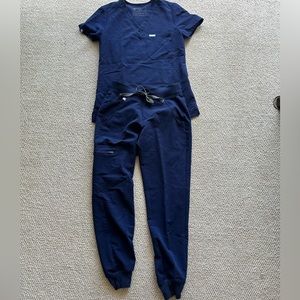 Figs Scrubs Navy Blue